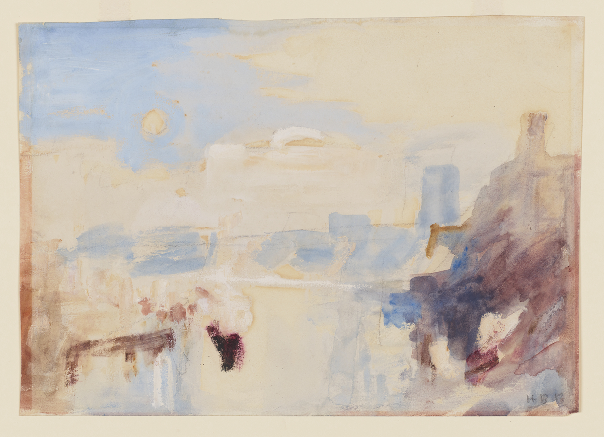 After Turner's 'Ancient Rome: Agrippina Landing with the Ashes of Germanicus'